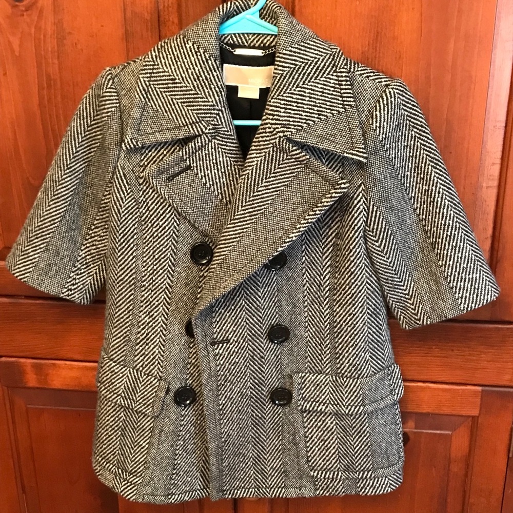 Black and White Tweed Jacket